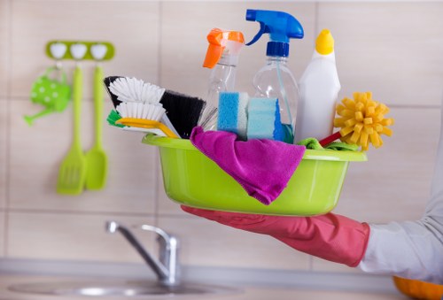 Bright and tidy office space after professional cleaning