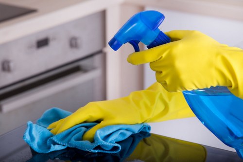 Professional carpet cleaning deep treatment in a living room
