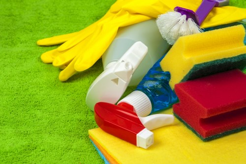 Professional end of tenancy cleaning in a bright living room